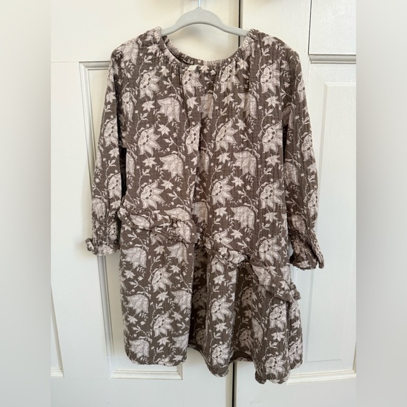 Rylee + Cru Other - Rylee + Cru olive and Cream Floral Dress